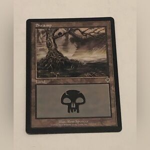 Magic the Gathering Swamp Land Card 12